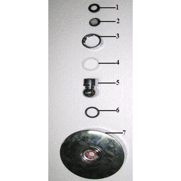 Jaquar Overhead Shower ø105mm Round Shape Single Flow OHSCHR1709